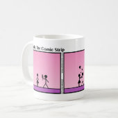 Amusant Stickman Cupid Mug - 031 (Devant gauche)
