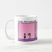 Amusant Stickman Cupid Mug - 031 (Gauche)