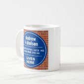 Amusant style commémoratif Plaque de café Mug (Devant gauche)