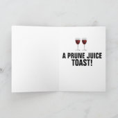 AMUSANT SUR LA COLLINE CARTE DE JUS D'ANNIVERSAIRE (Intérieur)