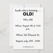 Amusant Sur La Colline Invitations Anniversaires (Dos)