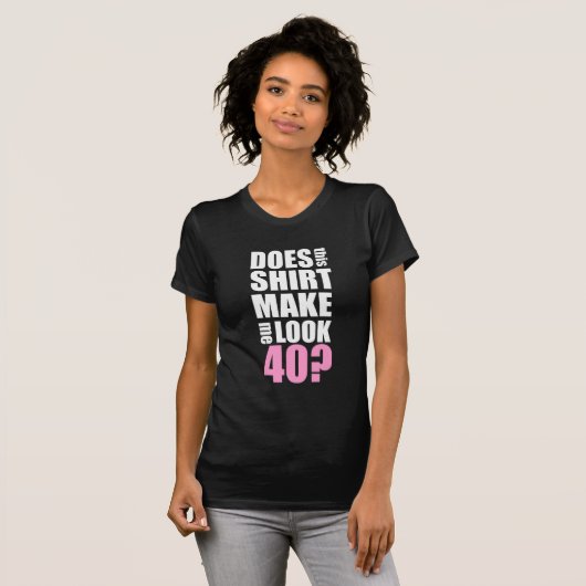 Amusant T-shirt 40e anniversaire (Devant entier)