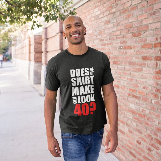 Amusant T-shirt 40e anniversaire