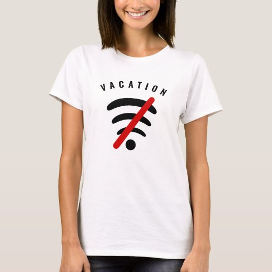 Amusant T-shirt design de vacances avec texte pers (Devant)