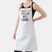 Amusant tablier BBQ Erreur 404 mème Pizza introuva (Insitu)