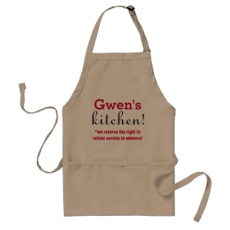 Amusant tablier de cuisine personnalisée