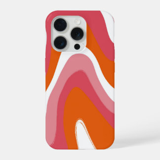 Amusant tourbillon coloré orange et rose Groovy