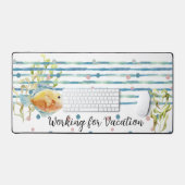 Amusant "Travailler pour les vacances", Poisson aq (Clavier et souris)