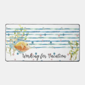 Amusant "Travailler pour les vacances", Poisson aq (Recto)