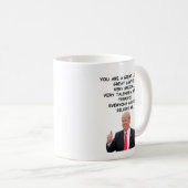 Amusant trump meilleur avocat café Mug 11 oz (Devant droit)