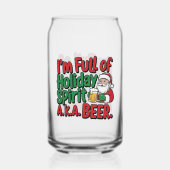 Amusant Vacances bière alcool fête de Noël (Verso)