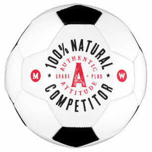 Amusant Vintage Type Design élégant Soccer Ball