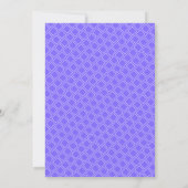 Amusant Violet Ombre BABY Blocks Douche Invitation (Dos)