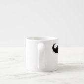 Amusant visage Mustache Mug (Dos)