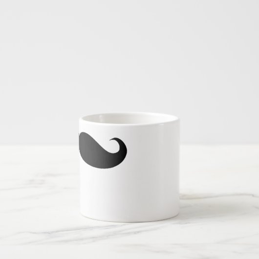 Amusant visage Mustache Mug (Devant)