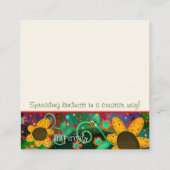 Amusant Vous Avez Cette Inspiritie Florale Cartes (Dos)