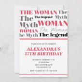 Amusante 37ème anniversaire invitations son Myth L (Devant)