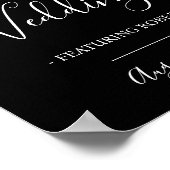 Amusante Affiche de bienvenue De Réception De Mari (Coin)