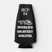 Amusante bouteille de bière de golf glacière avec  (Devant)