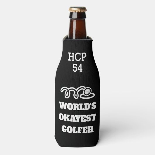 Amusante bouteille de bière de golf glacière avec  (Bottle Devant)
