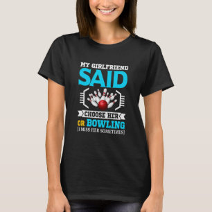 Amusante Bowling voor Bowling Player T-shirt