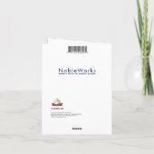 Amusante Carte d'Anniversaire - Bar de douche (Dos)