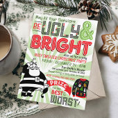 Amusante Douleur moche Noël Invitation