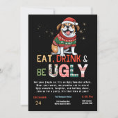 Amusante Douleur moche Noël Invitation (Devant)