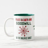 Amusante Fanance Christmas Mug (Gauche)