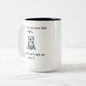 Amusante Fête des mères Chat Mug (Devant gauche)