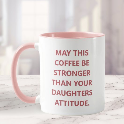 Amusante Fille Attitude Café Mug Pour Maman