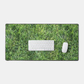 Amusante herbe verte vraie texture photo motif pla (Clavier et souris)