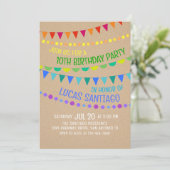 Amusante Invitation à l'anniversaire des enfants R (Debout devant)