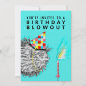 Amusante Invitation de fête d'anniversaire (Devant)