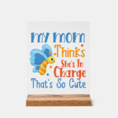 Amusante maman bébé crèche mot art (Recto)