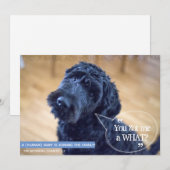 Amusante mariée (bébé humain) Faire-part de grosse (Devant / Derrière)