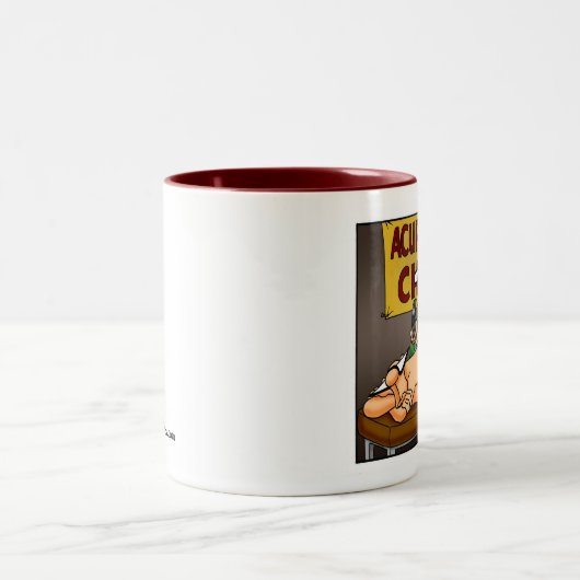 Amusante Médicale Acupuncture Mug (Centre)