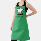 Amusante moustache noire tablier chef barbecue pou (Insitu)