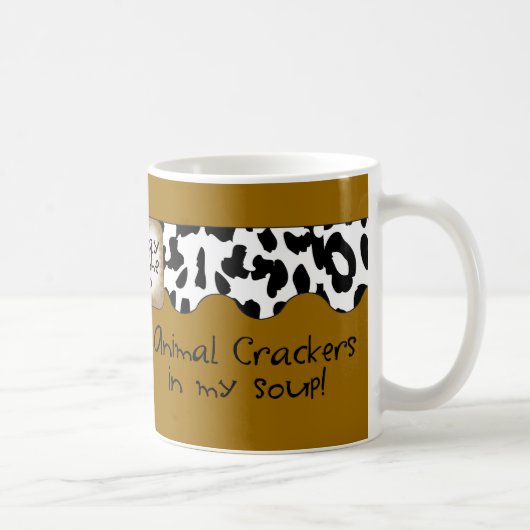 Amusante Mug de café animal humoristique (Droite)