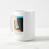 Amusante Mug de café de jour du propriétaire de l' (Devant gauche)