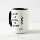 Amusante Mug de café romantique (Devant gauche)