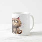 Amusante Mug de chat (Devant droit)