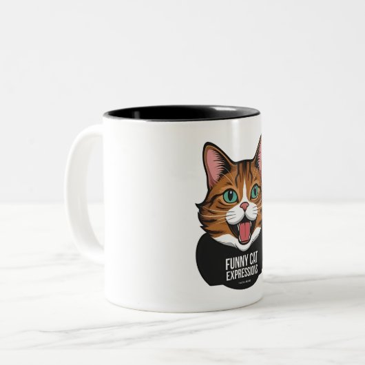 Amusante Mug de chat (Devant gauche)