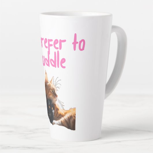 Amusante Mug de chat (Angle droit)