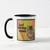 Amusante Mug de chat | Tasse photo de chat avec un (Gauche)