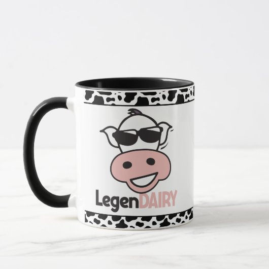 Amusante Mug de chou de vache (Gauche)