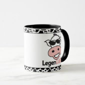 Amusante Mug de chou de vache (Devant droit)