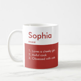 Amusante Mug de définition personnalisée | Nom per