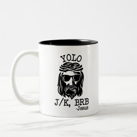 Amusante mug de Jésus (Gauche)