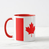 Amusante Mug de la fête du Canada de l'orignal can (Gauche)